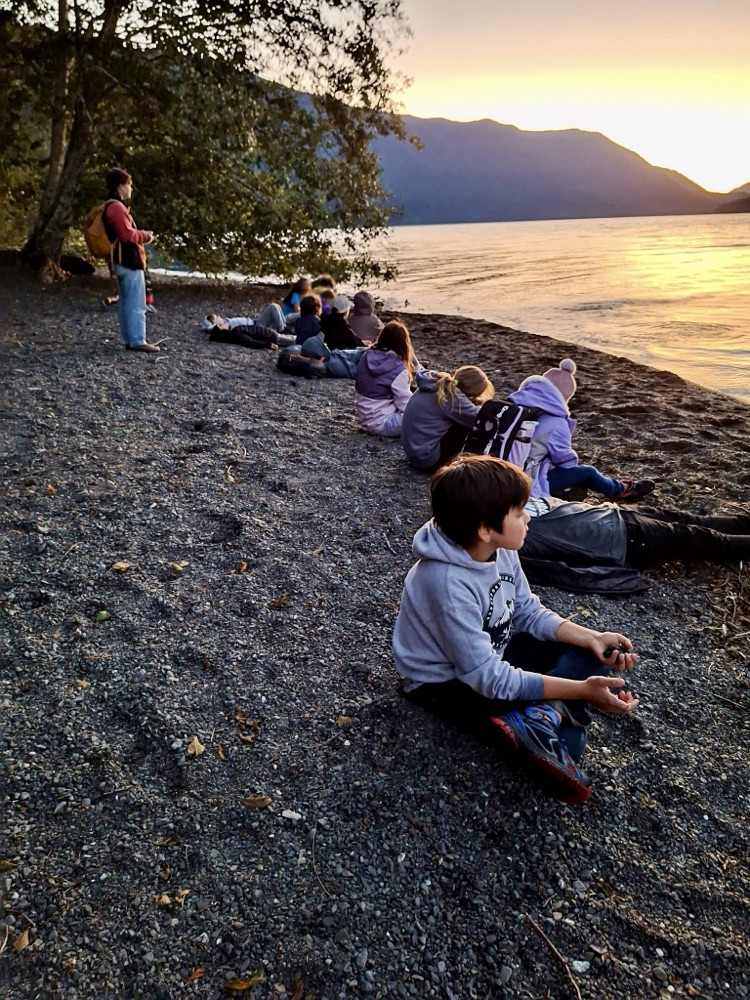 5th grade students at NatureBridge 