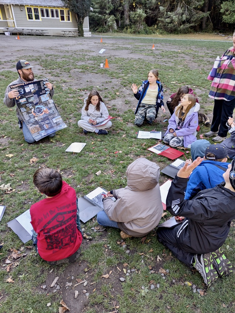 5th grade students at NatureBridge 