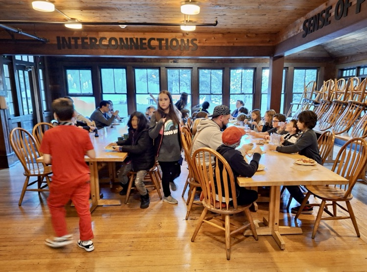 5th grade students at NatureBridge 