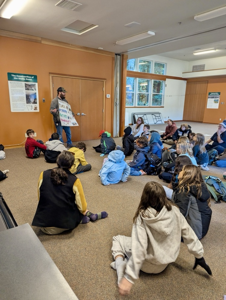 5th grade students at NatureBridge 