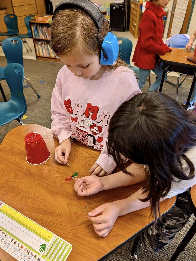 Soon to be 3rd graders having fun playing a game.