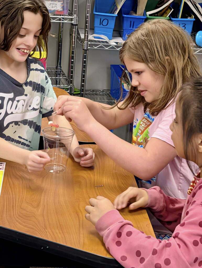 2nd graders practicing some 3rd grade games.