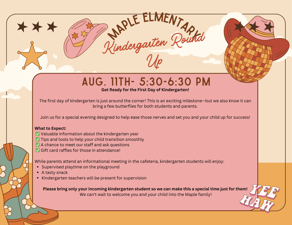 Kindergarten Round Up