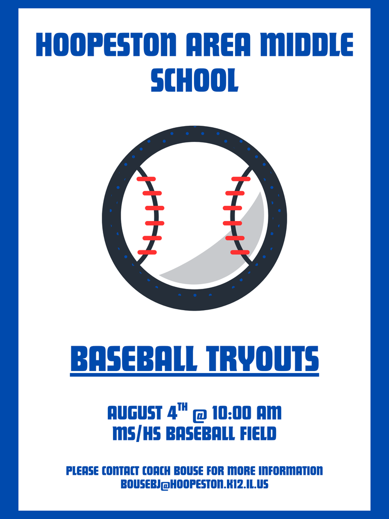 Baseball Tryout Flyer