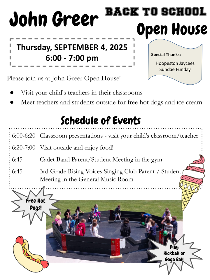 JG Open House Flier