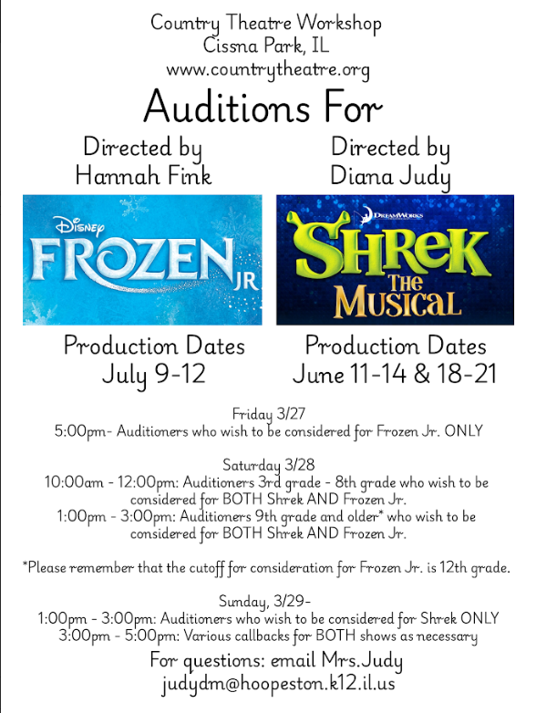Summer Musical Flyer