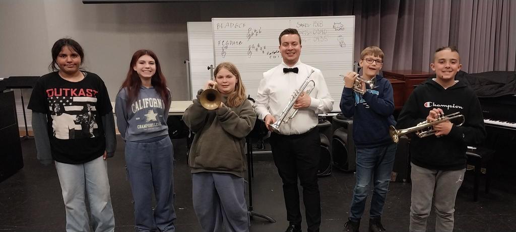 Trumpet students
