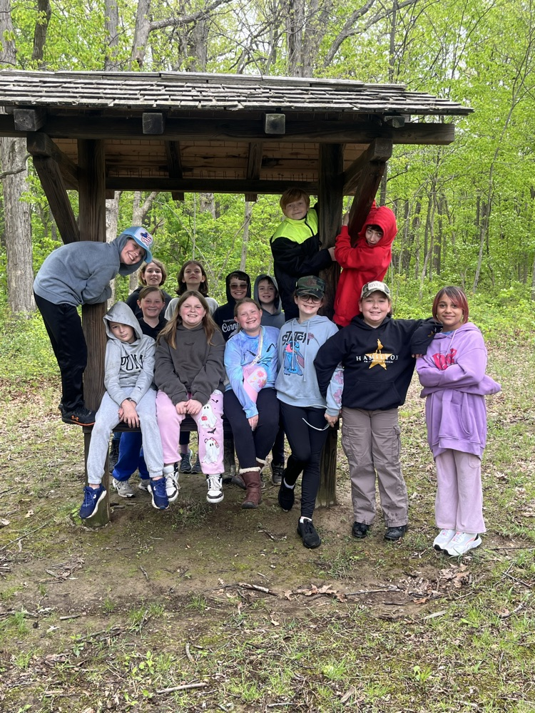 Day 2 of Outdoor School 🐛   Today we hiked to Lookout Point and we saw a lot of different kinds of fungi. This afternoon we were able to go out and complete a critter crawl. We found a lot of different types of bugs! 