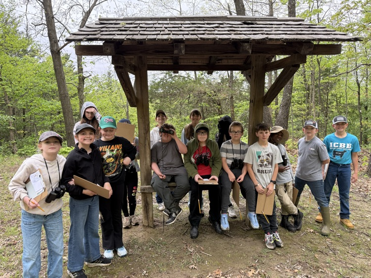 Our second day of Outdoor School for Mr. Rush’s class was spent outside! We were able to hike to Lookout Point and do a critter crawl, where we found spiders, frogs, salamanders, and many more! In total we hiked 2.69 miles!