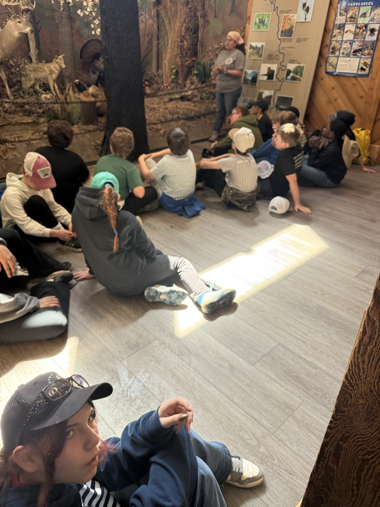 Our last day at Outdoor School for Mr. Rush’s class! We spent the morning on a hike through the prairie and the Visitors’Center. This afternoon we presented our Wildlife Reports!
