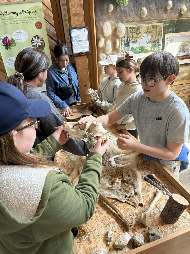 Our last day at Outdoor School for Mr. Rush’s class! We spent the morning on a hike through the prairie and the Visitors’Center. This afternoon we presented our Wildlife Reports!