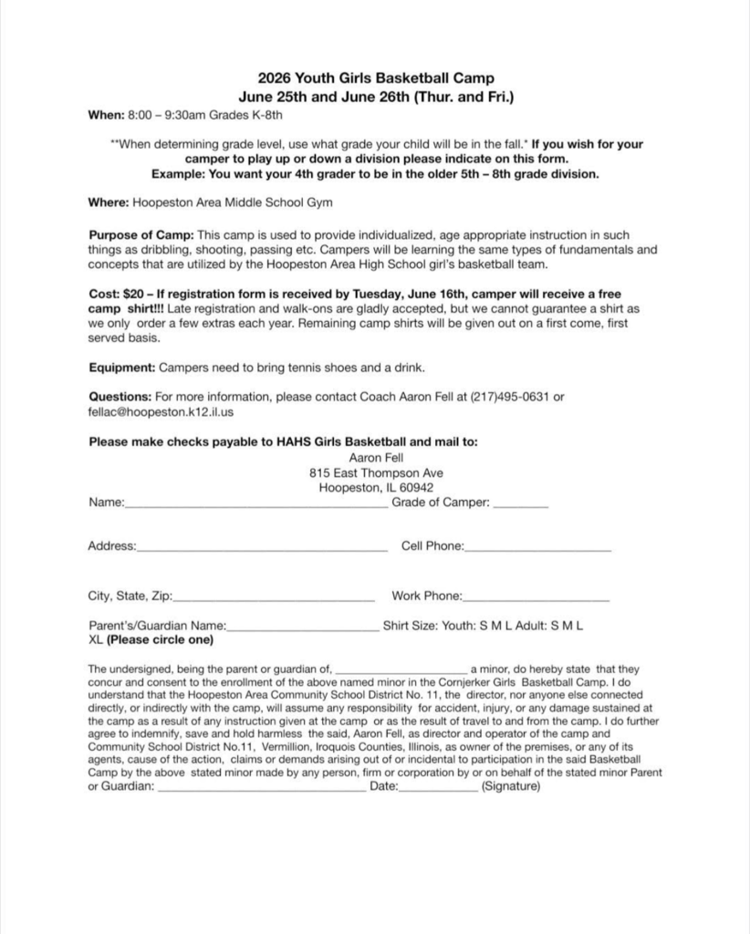Basketball flyer