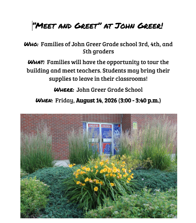 John Greer Meet & Greet
