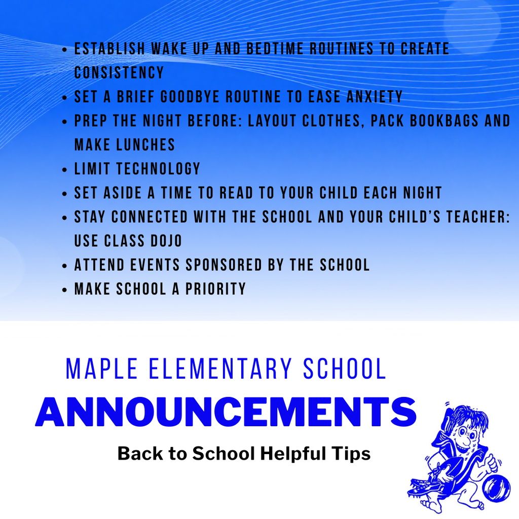 Back to School Tips