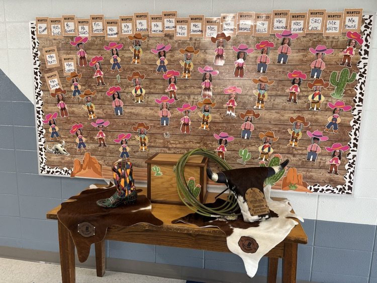 Cowboy bulletin board
