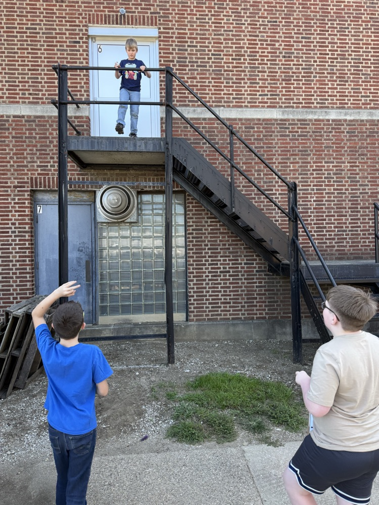 We are on Day 2 of our gravity project. Yesterday, we weighed several objects. Today, we timed how fast they would drop to the ground! Stay tuned for our next steps!