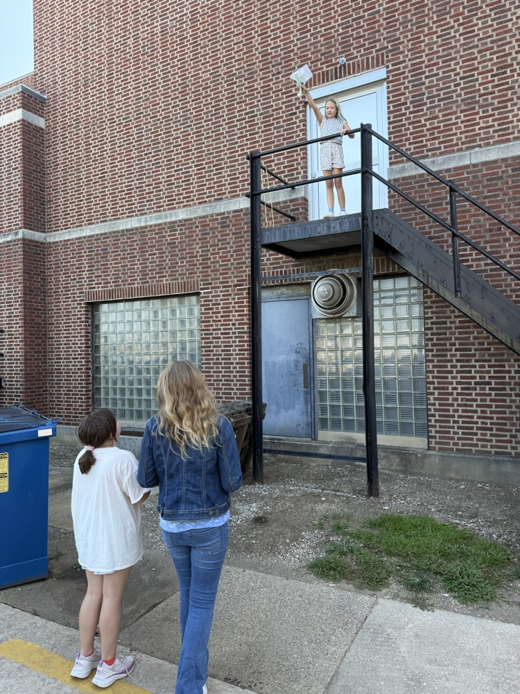 We are on the last day of our gravity project. Yesterday, we built contraptions designed to slow down an object as it falls. Today, we timed how fast they would drop!