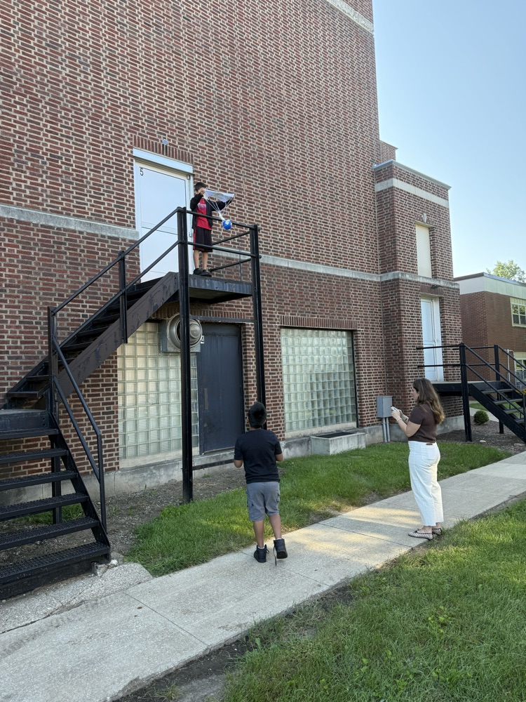 We are on the last day of our gravity project. Yesterday, we built contraptions designed to slow down an object as it falls. Today, we timed how fast they would drop!
