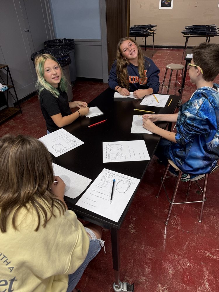 Students in Mrs. Gaddis and Mr. Rush's classes were able to dissect lima beans. Students are then experimenting with the Lima beans to see if they will still grow when they are deprived of a need: air, water, nutrients, or sunlight.