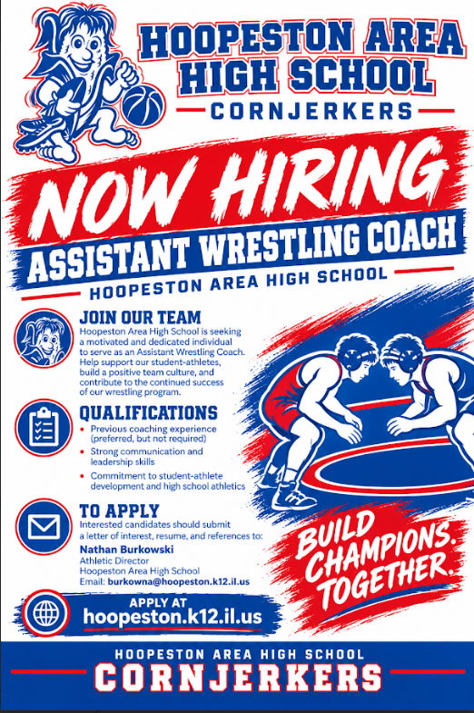 Wrestling coach flyer