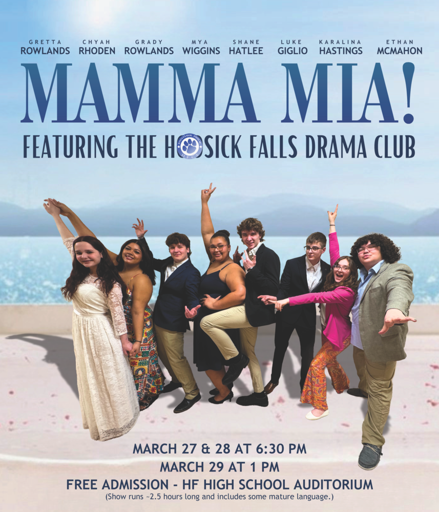 cast spotlights Mamma Mia!