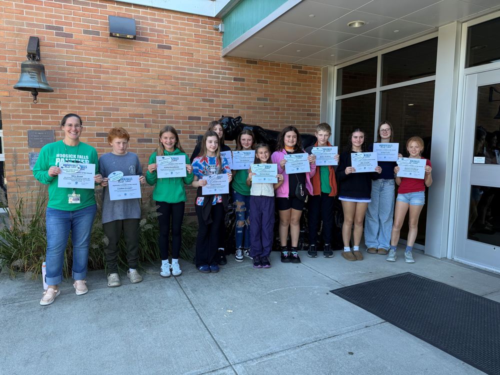 Middle School Students of the Month September 2025 Picture 1