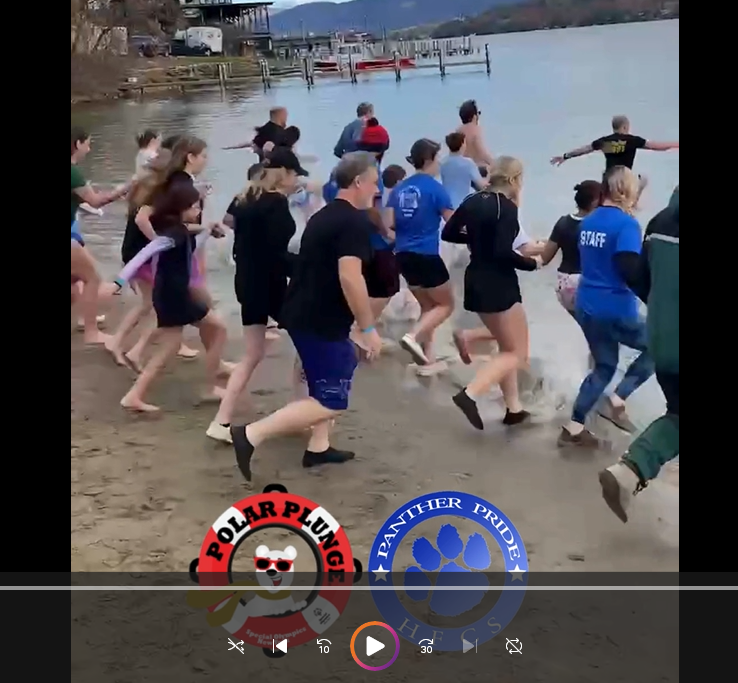 Our Inclusion Fusion team, along with students, staff, and members of the community, attended the 19th Annual "Freezin’ For a Reason" Polar Plunge in Lake George this past Saturday, 11/22/25. Around 2,000 plungers from around the Capital District raised over $300,000 to benefit the Special Olympics. Our team had over 65 people sign up and raised $7,603. Thank you to all who donated, attended, and supported this effort! (Thank you to Ms. Grennan for sharing this video.) Go Panthers!🐾❄️