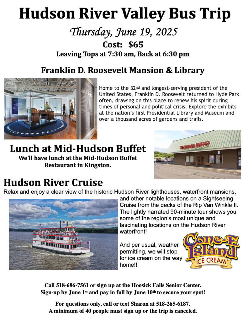 senior center trip june