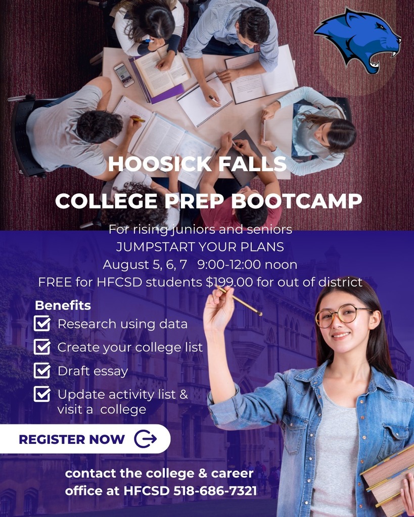 college prep bootcamp flyer