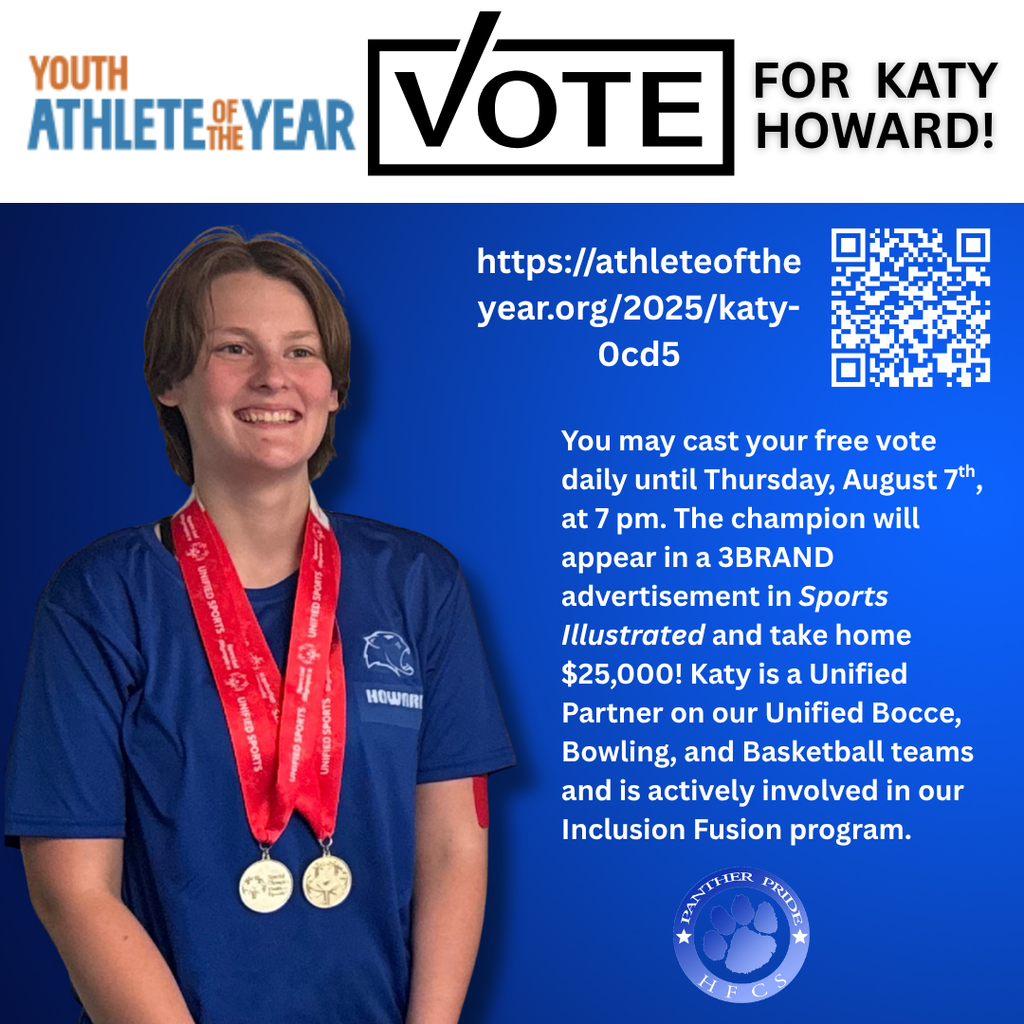 Vote for Katy Howard for the Youth Athlete of the Year