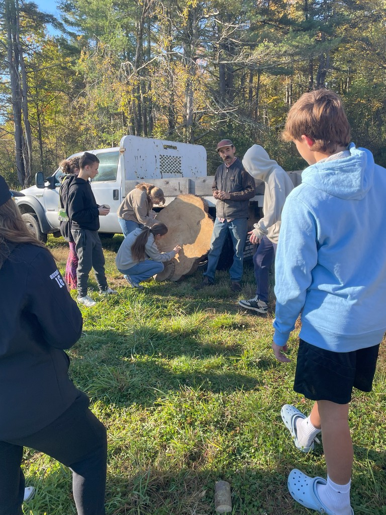 8th graders at Hayberry Farm- fall 2024
