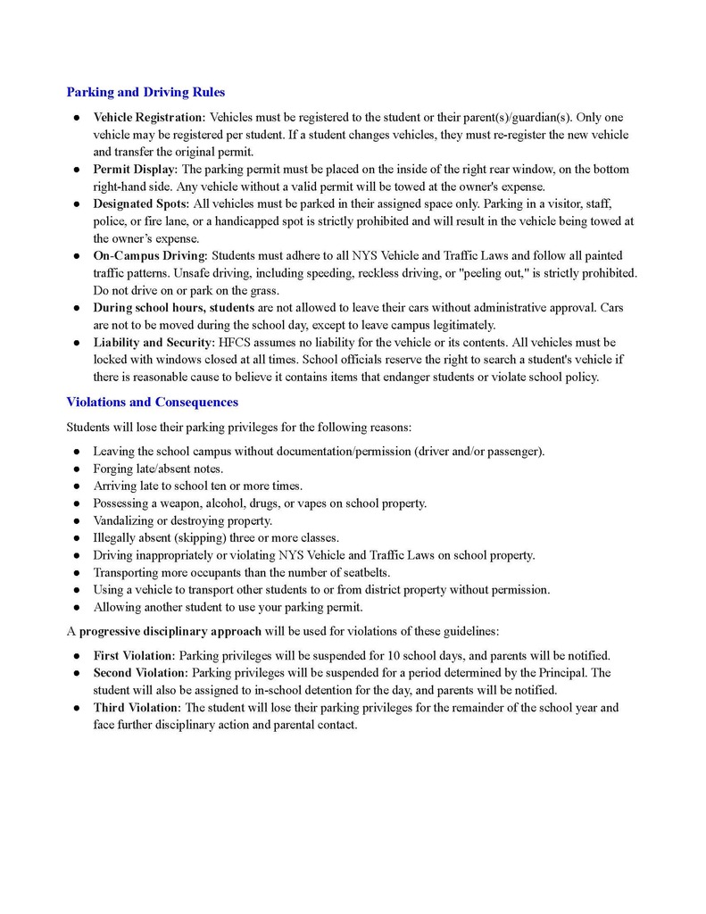 PARKING SPOT APPLICATION FOR STUDENT 25-26, PAGE 2