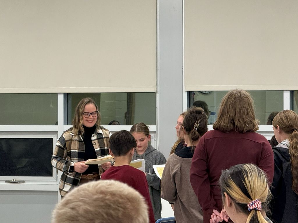🎉Congratulations to Mrs. Amy Gifford,  Teaching Assistant, on her recent Tenure Appointment at last week's Board of Education Meeting!! It was also our Board Appreciation night, and Mrs. Katie Brownell's Living History Institute students presented our Board members with thank you cards for their service to our school and community!🐾