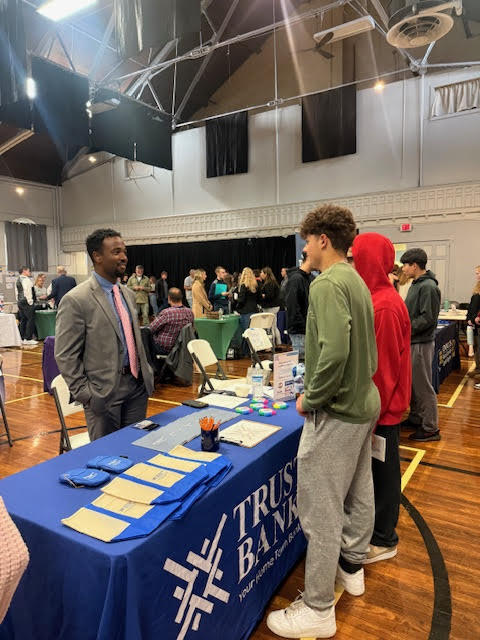 Yesterday, ~75 high school students attended the Hoosick Falls Community Career & Trade Expo, with 5 other local schools. There were over 40 booths to explore, with local businesses, careers, trades, and apprenticeship programs, and even the Teamsters Local 294 truck simulator. Special thanks to the team who helped organize this event, and our teachers and counselors who brought our students to this event so they could make connections! Rensselaer County One Stop Career Center for Economic Growth Capital Region Workforce Development Board (Photo credits: HF Business Teacher, Hillory Hamilton, and Gail Smith, event organizer with the Hoosick Falls Community Alliance Church)