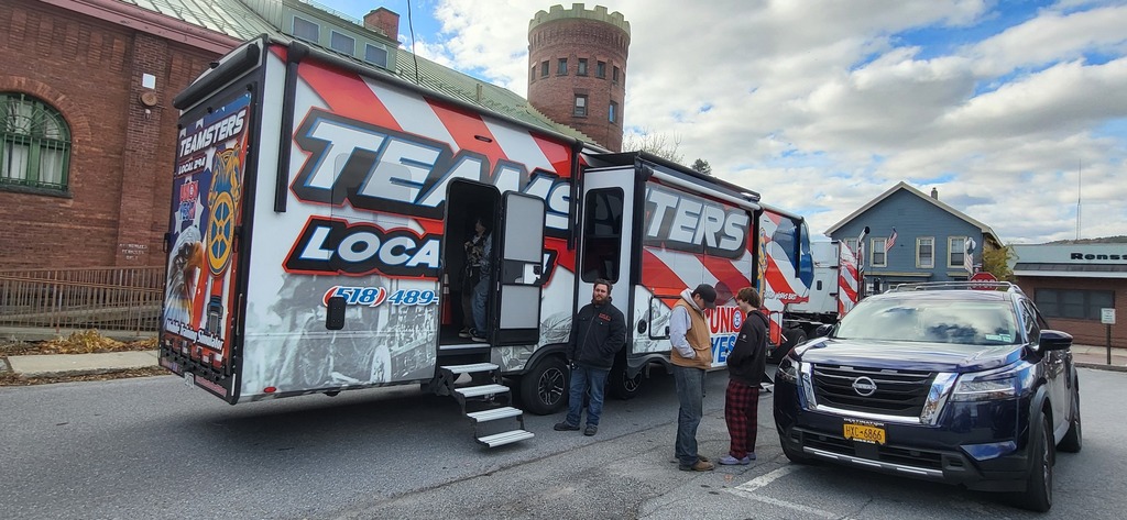 Yesterday, ~75 high school students attended the Hoosick Falls Community Career & Trade Expo, with 5 other local schools. There were over 40 booths to explore, with local businesses, careers, trades, and apprenticeship programs, and even the Teamsters Local 294 truck simulator. Special thanks to the team who helped organize this event, and our teachers and counselors who brought our students to this event so they could make connections! Rensselaer County One Stop Career Center for Economic Growth Capital Region Workforce Development Board (Photo credits: HF Business Teacher, Hillory Hamilton, and Gail Smith, event organizer with the Hoosick Falls Community Alliance Church)