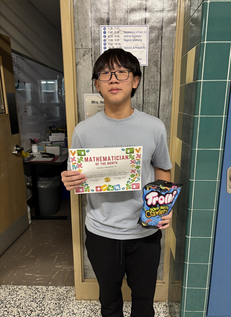 october math student of the month