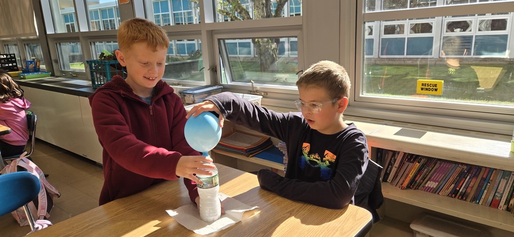 A few updates from our friends in fourth grade: Students in Mrs. Brownell & Mrs. Wells’ fourth-grade class used their recess time to tidy up and organize the Lost and Found this week. If you recognize any of these items, please have your child visit the Lost and Found! Mrs. Brownell and Mrs. Wells also made the official New York State Apple Muffins with their social studies students. This was a tasty way to experience teamwork and learn about New York State Symbols. Students in Ms. Donohue's class recently had a fun chemical change experiment. We love seeing the students getting creative in the classroom. Thanks for sharing, Mrs. Brownell, Mrs. Wells, and Ms. Donohue!!