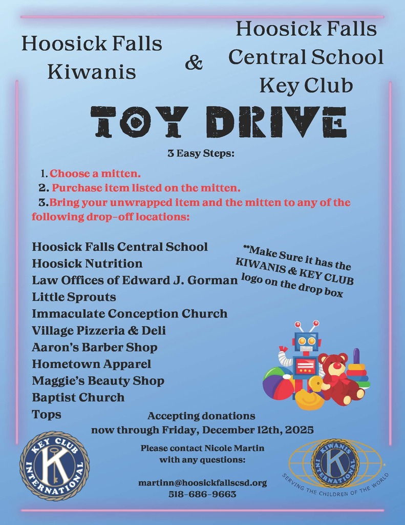 key club toy drive flyer
