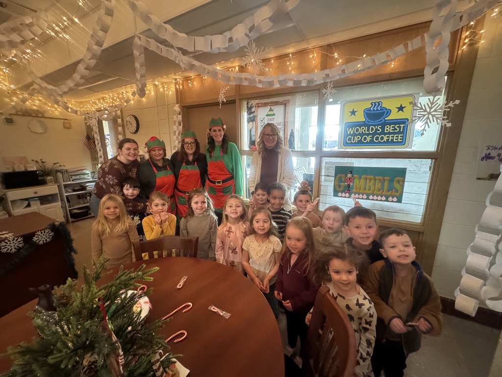 Our School Resource Officer, Deputy Garhartt, organized a fun activity this holiday season. Each school office participated in a friendly office decorating contest! Our pre-k students made the rounds today to judge the decorations, and the elementary's gingerbread theme was their favorite, followed by the middle school's Island of Misfit Toys theme, and the high school's Elf the movie theme. Our office staff went above and beyond to make our spaces special for our students!  Everyone did a great job!!