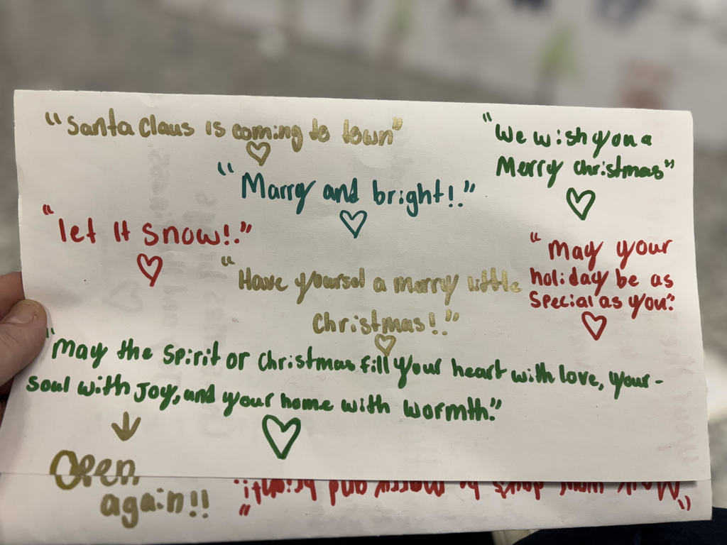 be the change club holiday cards 