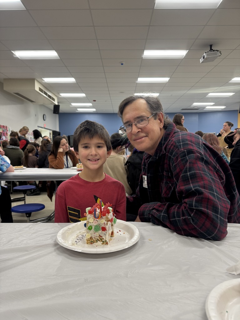 Our first-grade team held a family event last week, where friends and family could join their student for a fun holiday house-building activity. Students liked using Rice Krispies Treats to build with. We're told they have superior sugar-sticking power compared to using graham crackers, which means less frustration and more tasty fun!