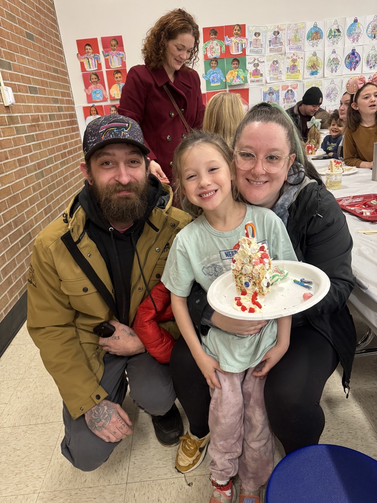 Our first-grade team held a family event last week, where friends and family could join their student for a fun holiday house-building activity. Students liked using Rice Krispies Treats to build with. We're told they have superior sugar-sticking power compared to using graham crackers, which means less frustration and more tasty fun!