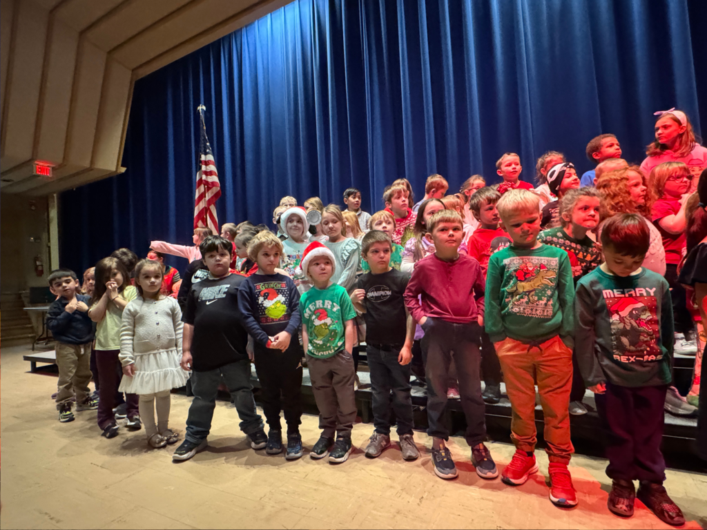kindergarten holiday sing-along 