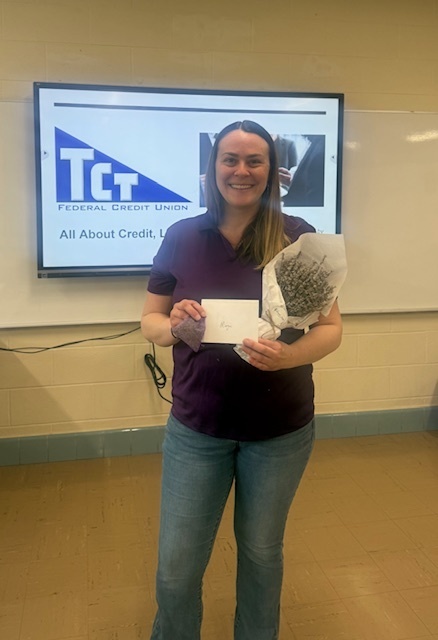 High School Business Teacher, Ms. Hamilton, has some news to share from her Personal Finance classes! On Tuesday, Feb. 3rd and Wednesday, Feb. 4th, Morgan Keith, Branch Operations/Community Relations Specialist from TCT Federal Credit Union, came to HFCS to present to the Personal Finance classes. Some of the topics covered included: Banks vs Credit Unions, financial services offered, building credit, and avoiding fraud. Students were provided with presentations, handouts, and some swag! It's always great to have community partners come for a visit! 