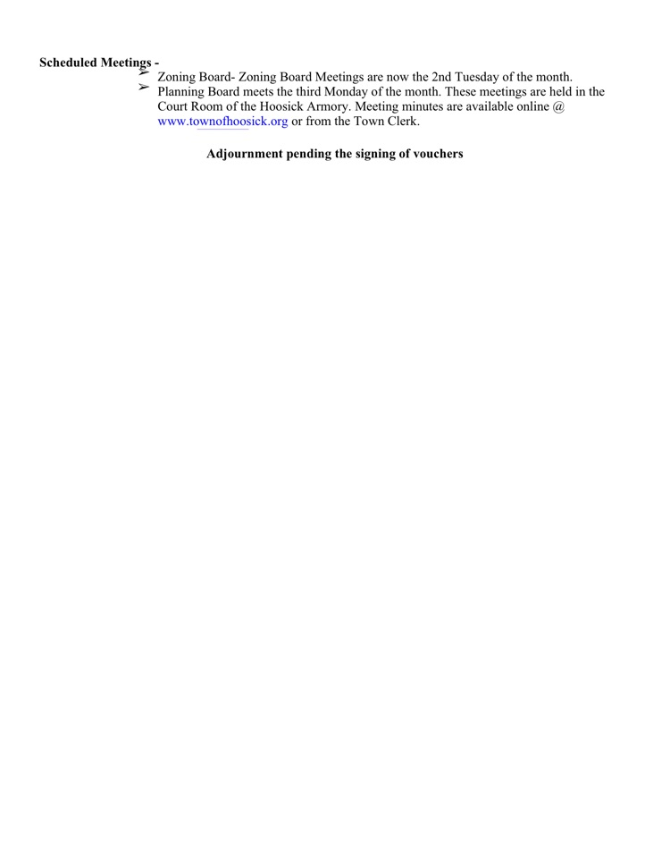 town board meeting 2/9/26 agenda 3