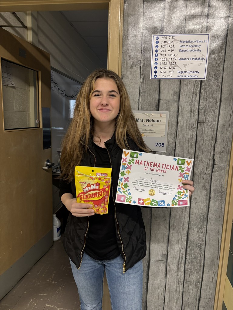 february math students of the month