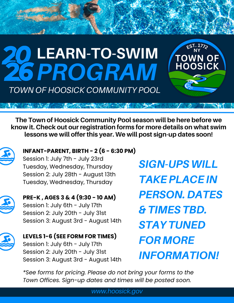 TOH learn to swim program 2026