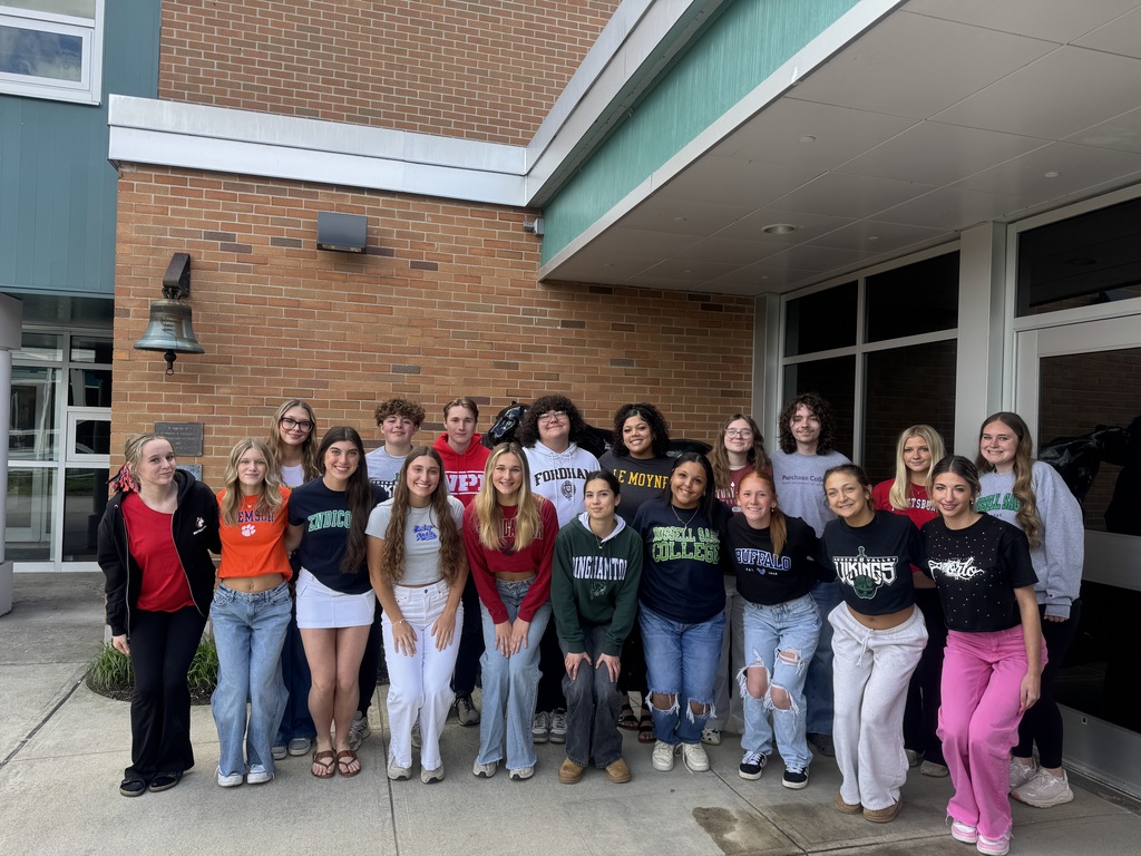 Today, our high school counselors invited seniors to wear their college and career gear to highlight their post-secondary plans! 🎉Congratulations to all of our seniors, as they get closer to graduation and plan for their futures!🐾