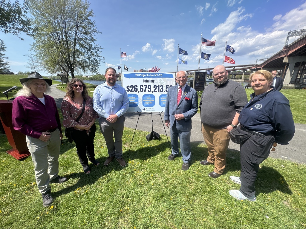 Today, Town Supervisor Eric Sheffer, along with other community representatives, attended a press conference with Congressman Paul D. Tonko to celebrate being selected as one of 20 Community Project Funding designees for 2027 from throughout the Capital Region. The Town of Hoosick was selected for its $80,856.52 project proposal to purchase a “Fly Car” for Hoosick Regional EMS. Over the coming months, Congressman Tonko will advocate for all of these community projects, totaling more than $26 million in funding through the federal appropriations process. Town of Hoosick representatives pictured: Town Supervisor Eric Sheffer; Principal at Doug Sauer Consulting, Doug Sauer; Town Communications Officer Sarah Livingstone; Member and Assistant Chief of Hoosick Regional EMS, Deb Lohnes; and Chief of Hoosick Regional EMS, Jack Kervin. Full project information is available at: https://tonko.house.gov/constituent-services/fy2027-community-project-funding-requests.htm