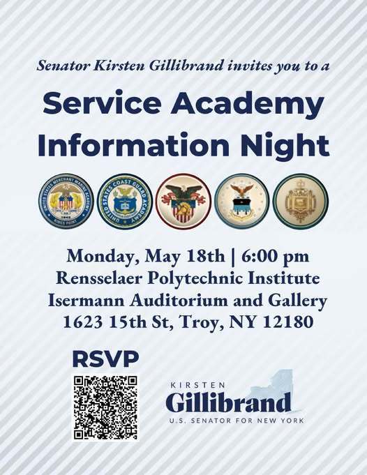 service academy information night 5.18.26